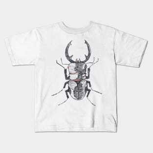 Stag Beetle Kids T-Shirt